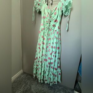 Blackmilk strawberries mint tea party dress